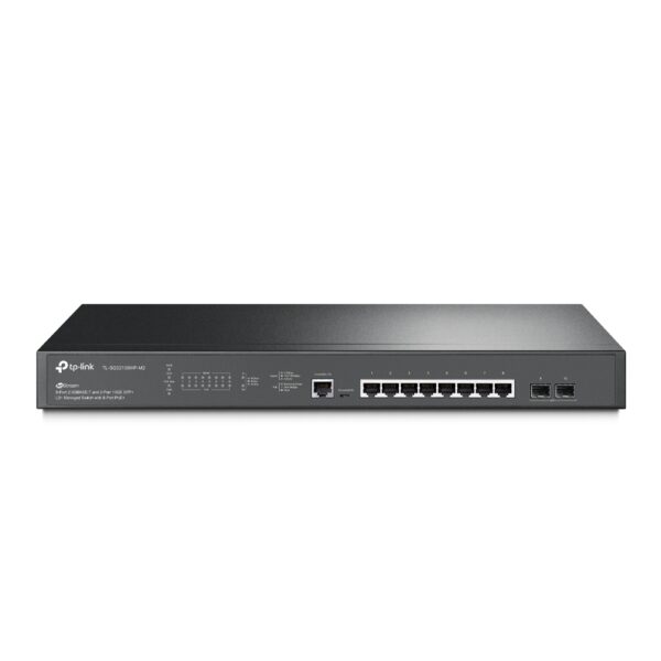 TP Link  JetStream 8-Port 2.5GBASE-T and 2-Port 10GE SFP+ L2+ Managed Switch with 8-Port PoE+