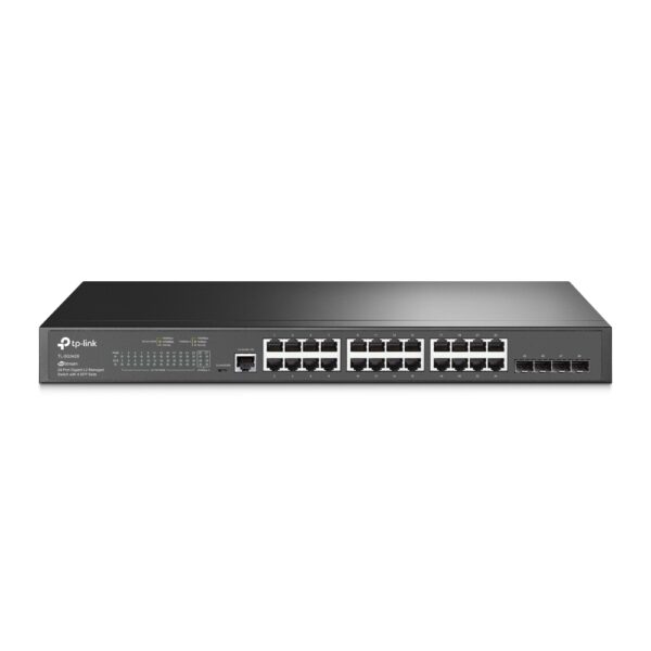 TP Link JetStream 24-Port Gigabit L2 Managed Switch with 4 SFP Slots