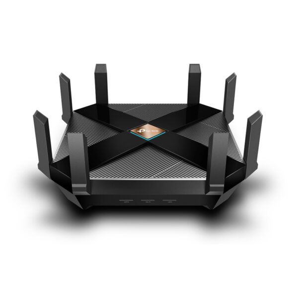 TP Link AX6000 Next-Gen Wi-Fi 6 Router 8× Fixed High-Performance Antennas 4×4 MU-MIMO 1.8 GHz 64 Bit Quad-Core CPU  HomeCare™ Antivirus