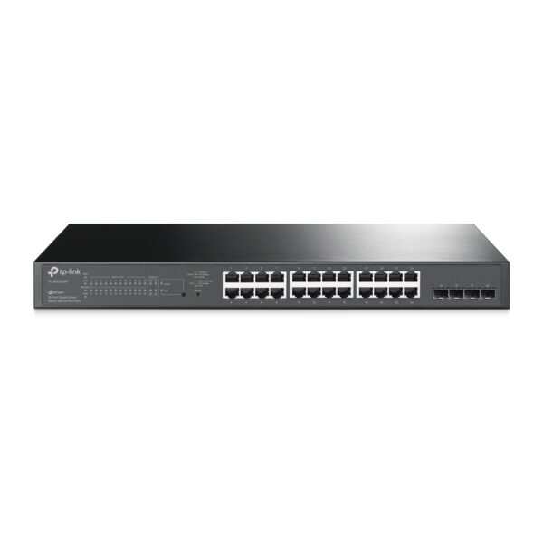 TP Link  JetStream 28-Port Gigabit Smart Switch with 24-Port PoE+