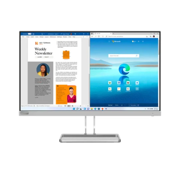 Lenovo 27'' L27I-40 LED Monitor FHD 1920x1080 100Hz (for HDMI only) IPS Anti glare 1 HDMI 1.4 1 VGA SPEAKER (3 Year Warranty)