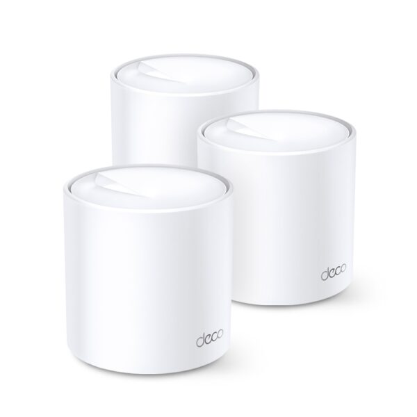 TP Link  AX1800 Whole Home Mesh Wi-Fi 6 System   5 GHz: 1201 Mbps  2.4 GHz: 574 Mbps 2× Gigabit Ports