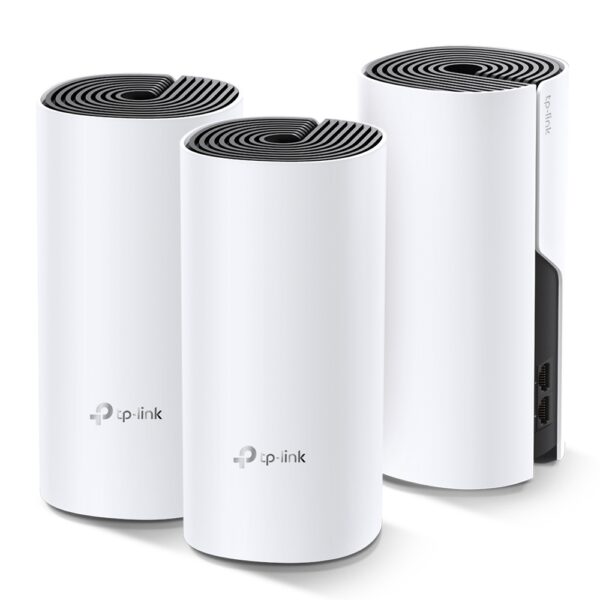 TP Link AC1200 Whole Home Mesh Wi-Fi System  Wi-Fi 5 5 GHz: 867 Mbps  2.4 GHz: 300 Mbps  2× Gigabit Ports