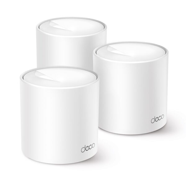 TP Link Deco X10(3-pack) AX1500 Whole Home Mesh Wi-Fi 6 System